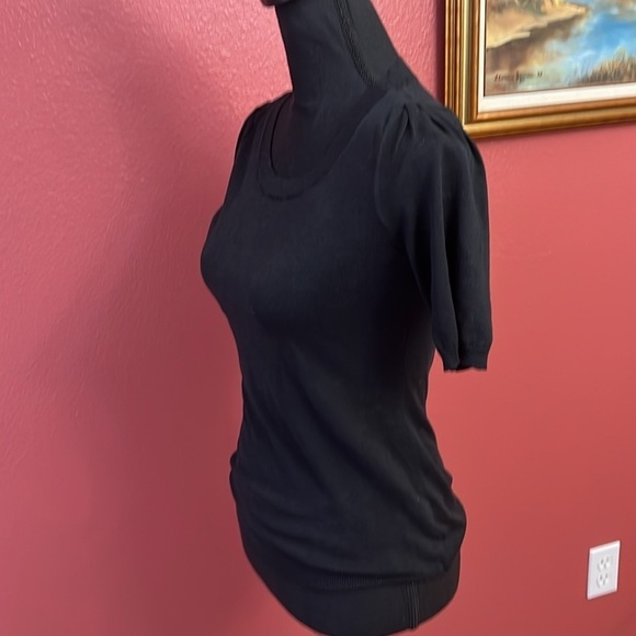 Banana Republic Silk Blend Shortsleeve Sweater - Picture 3 of 8